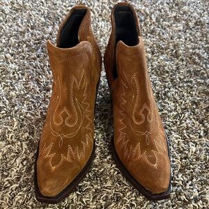 Ariat Brown Suede Ankle Boots